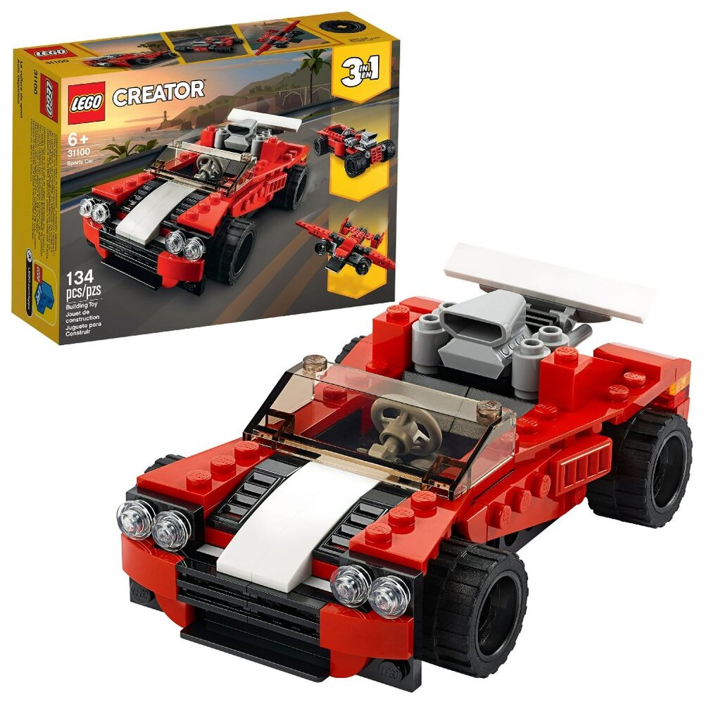 Lego  Creator - Sports Car 31100 (hot rod & old-fashioned plane )  Brand New